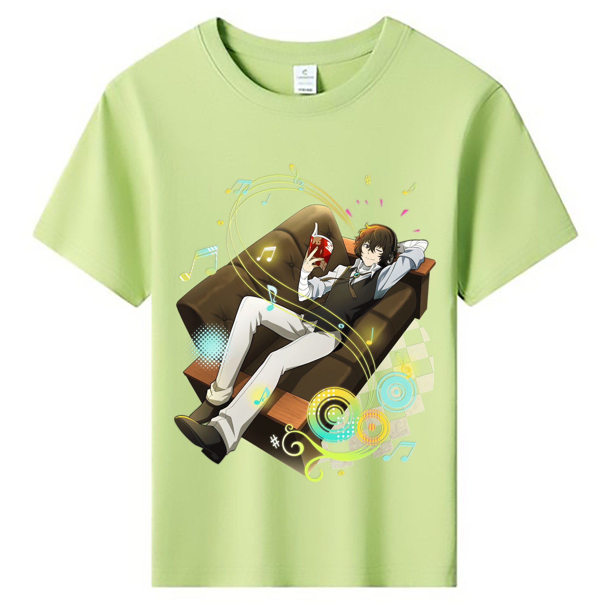 （画像用） 文豪ストレイドッグス Bungo Stray Dogs 綿100％キッズTシャツ（フロントプリント）